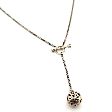 16” Silpada N1619 “Simple Delight” 925 Sterling Silver Lariat Necklace 7.7g