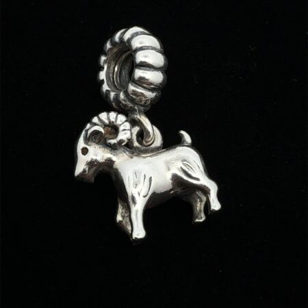 Pandora “ALE” 925 Sterling Silver Ram Sheep Charm, 4.9 Grams