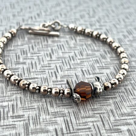 8”Sterling Sliver Rabbit Bracelet