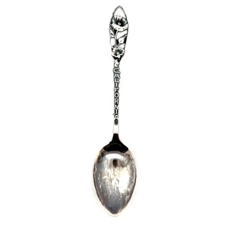 925 Sterling Silver California Souvenir Spoon, 4”, 8.0g