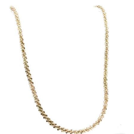 20” Milor .925 Sterling Silver 4.5mm Margarita Chain Necklace, 24.0g