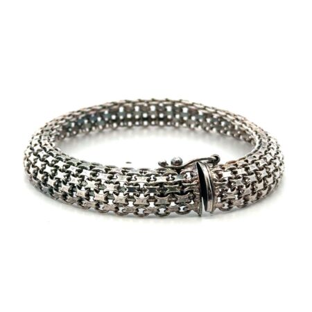 7.5” x 10mm IBB .925 Sterling Silver Bracelet, 15.1g