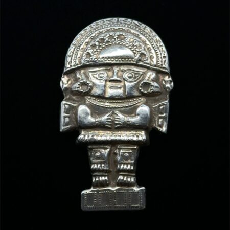 .925 Sterling Silver Peruvian Brooch/Pin, 12.2g