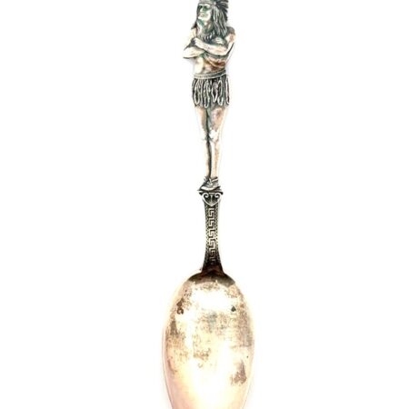.925 Sterling Silver Full Figure Native American Souvenir Spoon, 18.7g