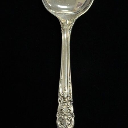 Reed & Barton Francis I 925 Sterling Silver Pierced Serving Spoon, 8.5”, 81.2g