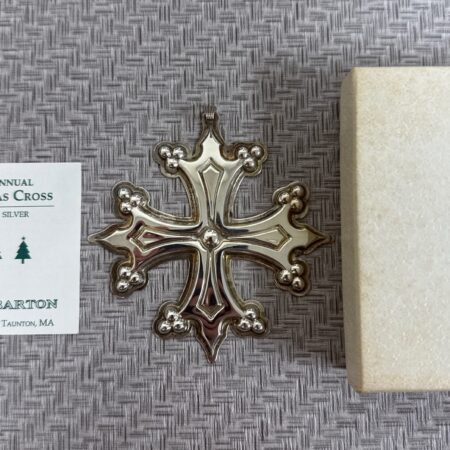 Reed & Barton 1998 Sterling Silver Xmas Ornament, Orig. Card No Box/Pouch 19.1g