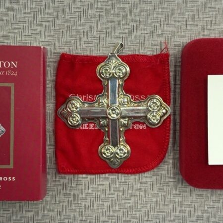 Reed & Barton ‘07 Sterling Silver Christmas Ornament Orig. Box/Card/Pouch, 14.2g