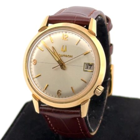 34mm Bulova Accutron 14k Gold Filled 218 M6 Wristwatch - Working Excellent