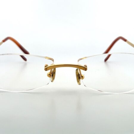 Cartier Paris Titanium 24k Gold Plated Glasses