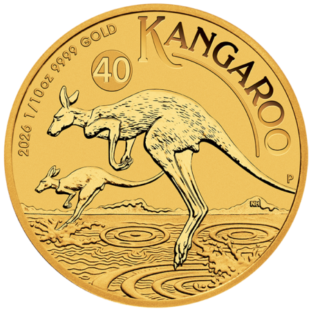 2026 1/10 oz Australian Kangaroo Gold Coin