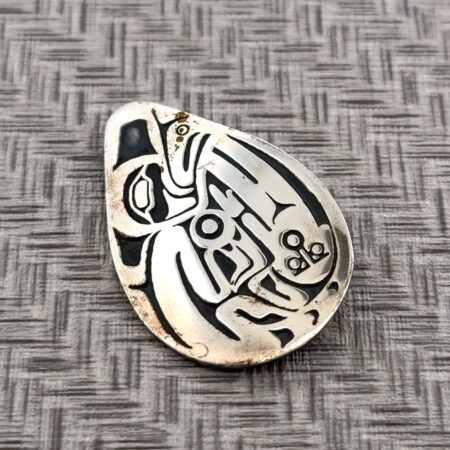 Vintage Jean Ferrier MAG 925 Sterling Silver Shaman Brooch/Pin/Pendant 10g
