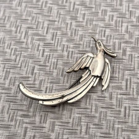 Vintage Forstner 925 Sterling Silver Bird of Paradise Brooch/Pin 4.3g