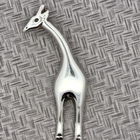 925 Sterling Silver Solid Giraffe Pin/Pendant 3.1” 13.1 Grams