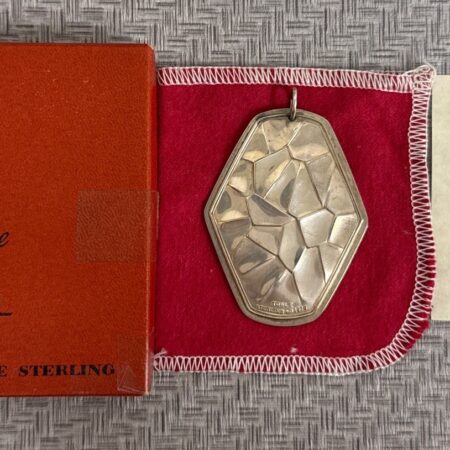 Towle 1971 Sterling Silver Medallion 12 Days Of Xmas Orig. Box/Pouch 14.9g