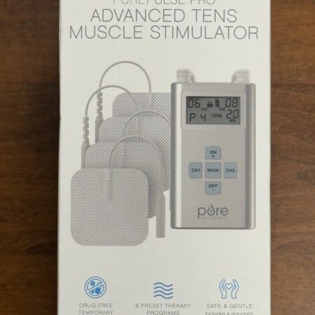 Pure Enrichment PurePulse Pro Advanced TENS Unit 2 Channel Handheld Device NEW