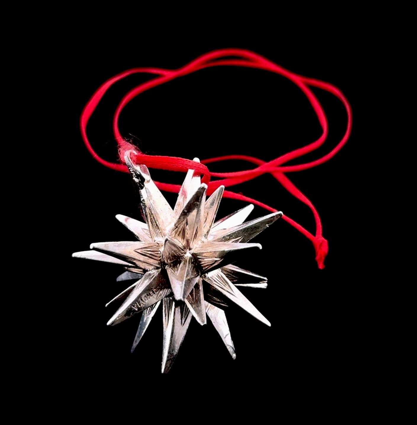 Vintage Cazenovia 925 Sterling Silver Moravian Star Holiday Ornament 8.6g