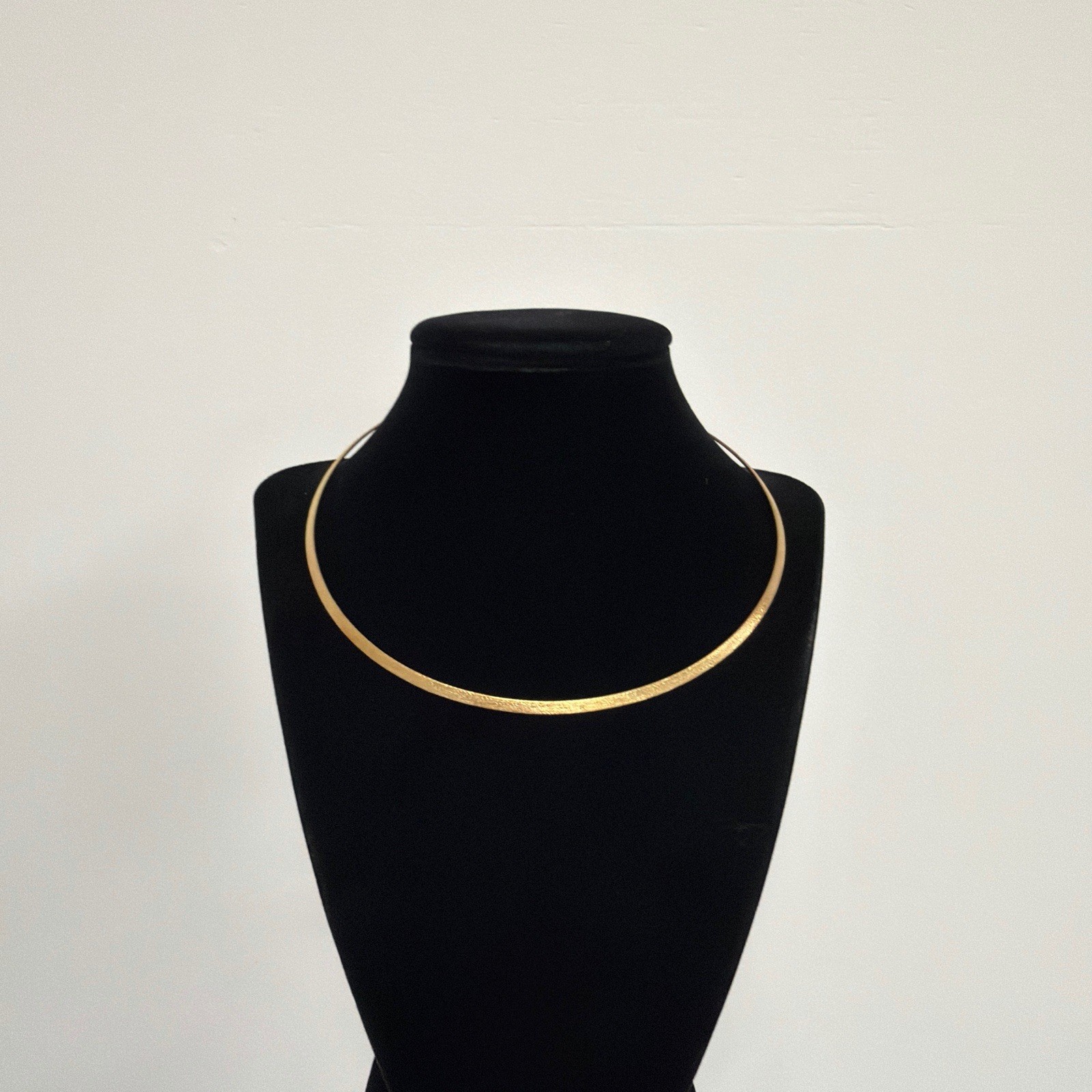 15” Veronese 925 Sterling Silver 18k Gold Vermeil Choker 12.9g