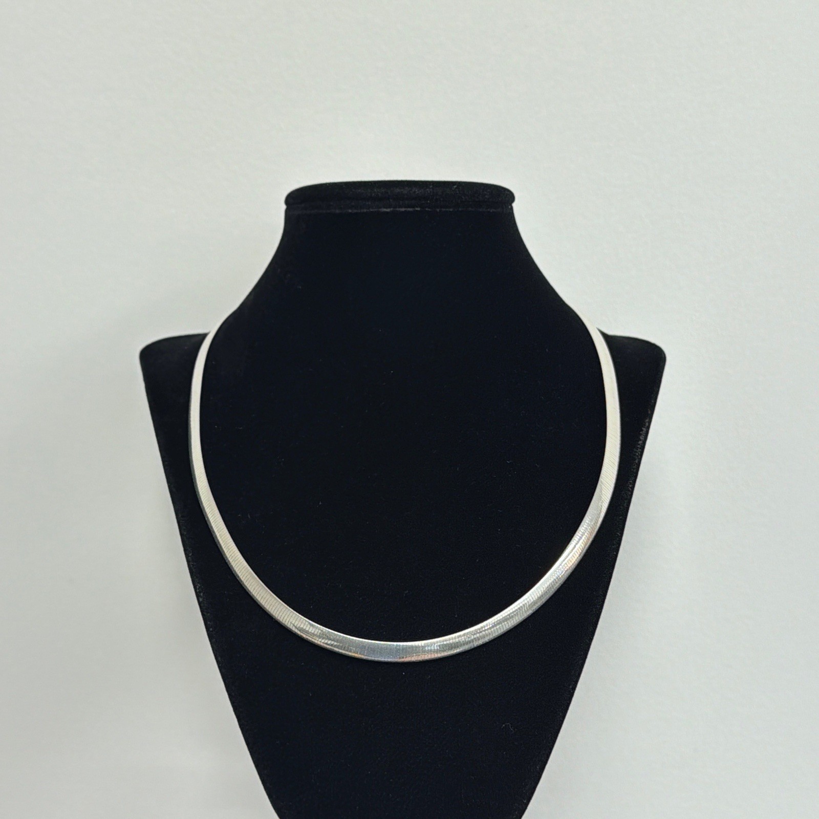 20” Milor Italy Reversible Omega Necklace 21.9g