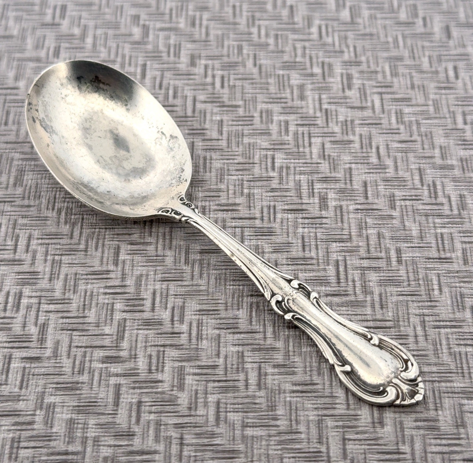 4.25” International 925 Sterling Silver Joan Of Arc Baby Spoon 17.2g