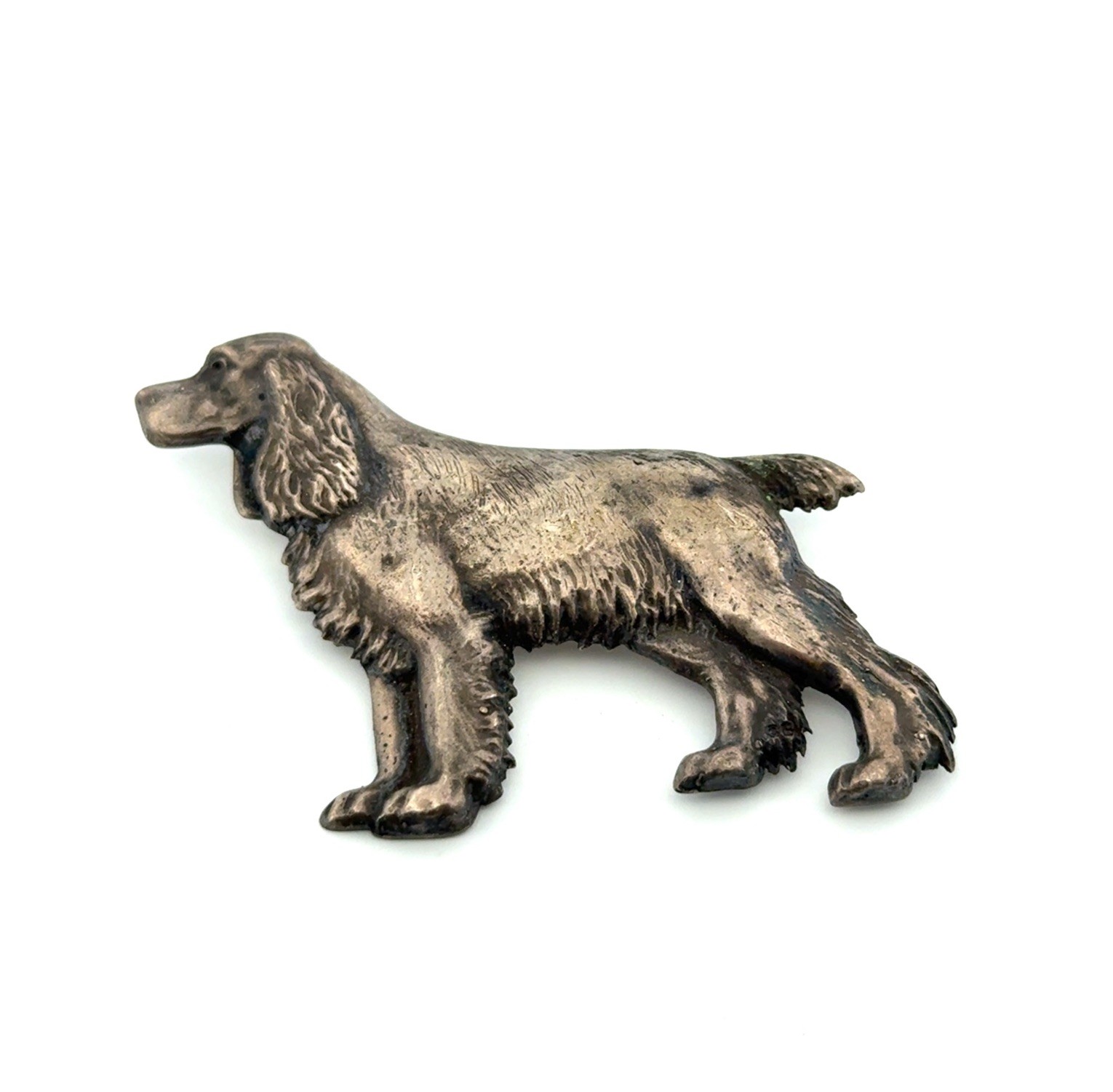 Vintage 925 Sterling Silver Cocker Spaniel Brooch/Pin 20.4g