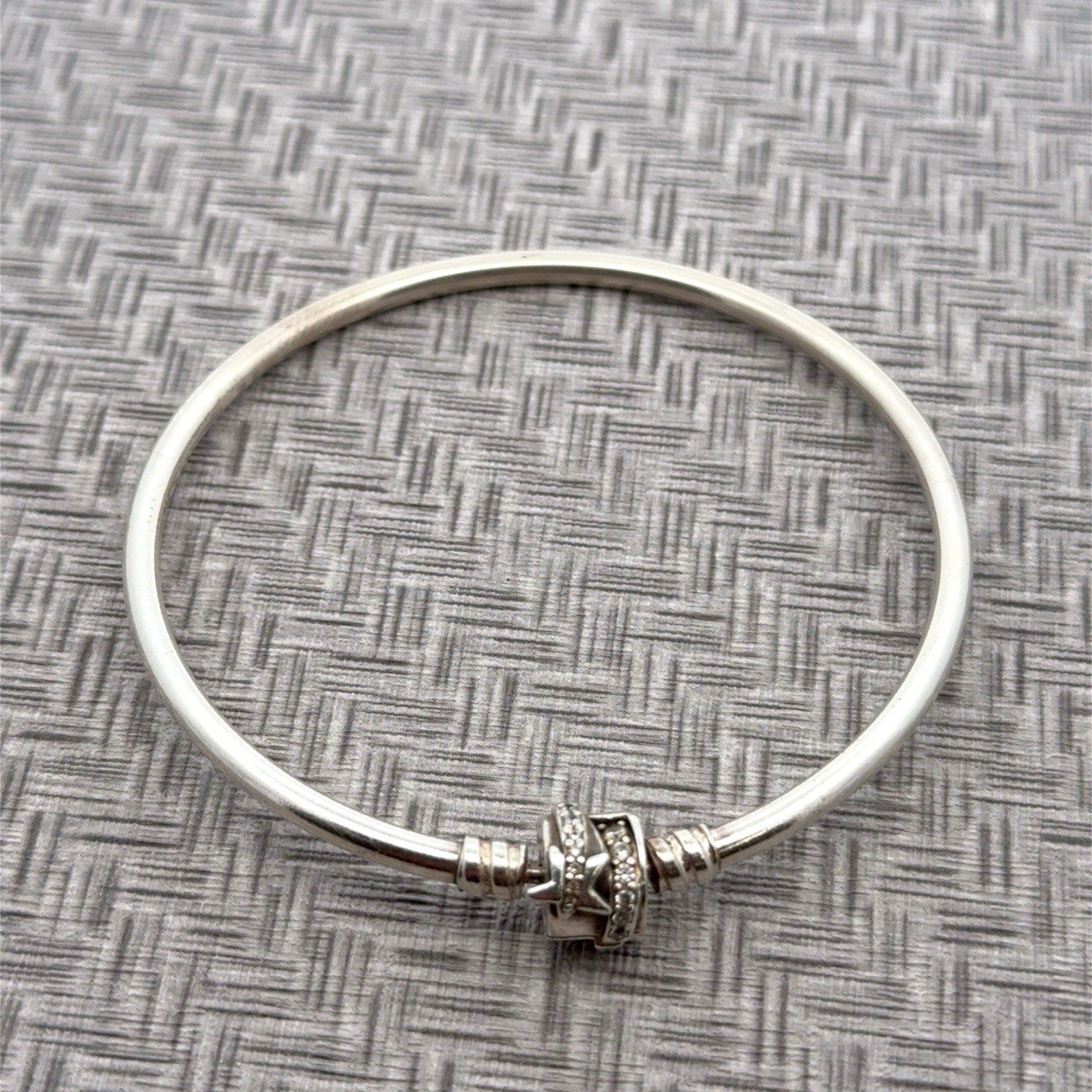 Unbranded 925 Sterling Silver European Style Charm Bracelet 7” 9.6 Grams